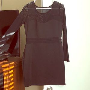 fancy black dress